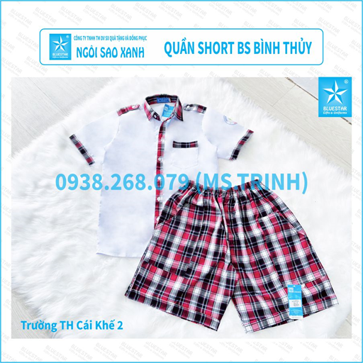QUẦN SHORT BS ĐỎ - TIỂU HỌC CÁI KHẾ 2